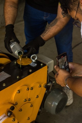 Maquina de cortar vergalhões - corte de ferro - cortar ferro - Foto 3