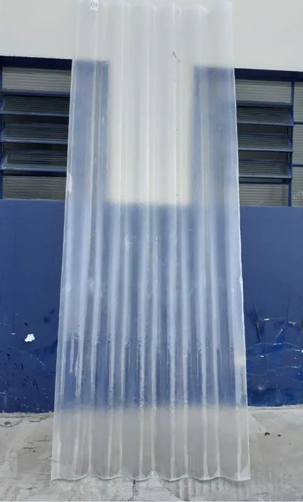 Telha em Fibra De Vidro Ondulada Incolor Várias Medidas à partir de - Foto 3