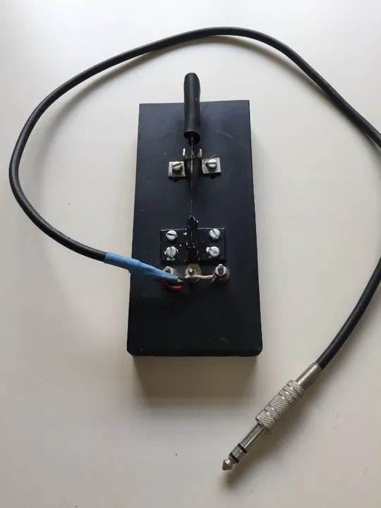 Manipulador para telegrafia - CW - usado - bem conservado - Handmade - Foto 2