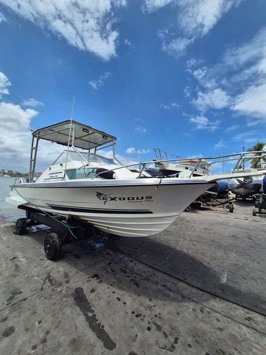 Lancha Carbrasmar 22, motor Yamaha 225 4T