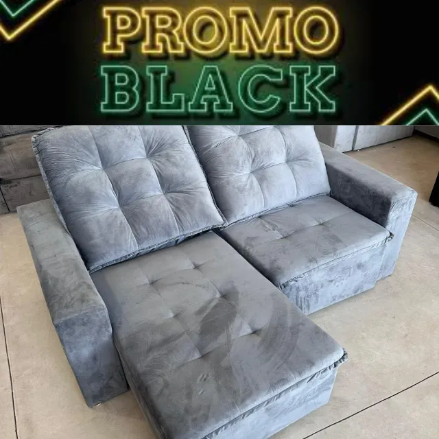 Sofa Monte Carlo Retratil e Reclinavel