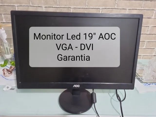 Monitor AOC 19'' VGA - Garantia.