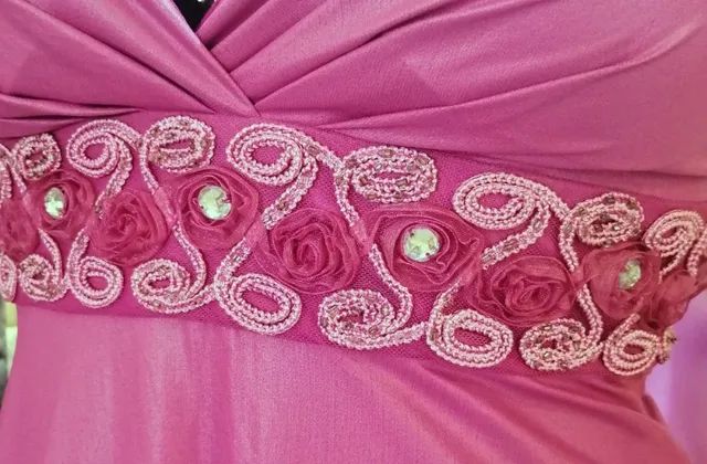 Vestido de festa Midi Pink - P - Foto 4