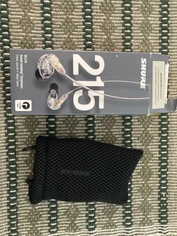 Fone de Ouvido Profissional In-Ear Shure SE215, Transparente - Foto 2
