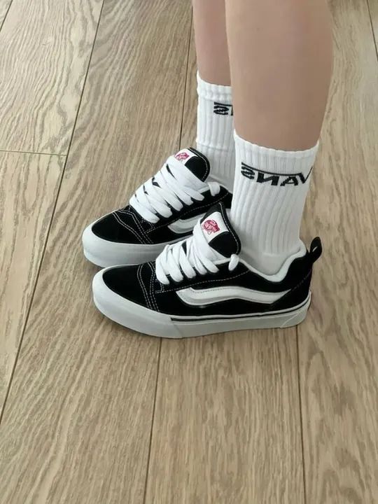 Tênis Vans Authentic  Estilo Clássico Casual Preto