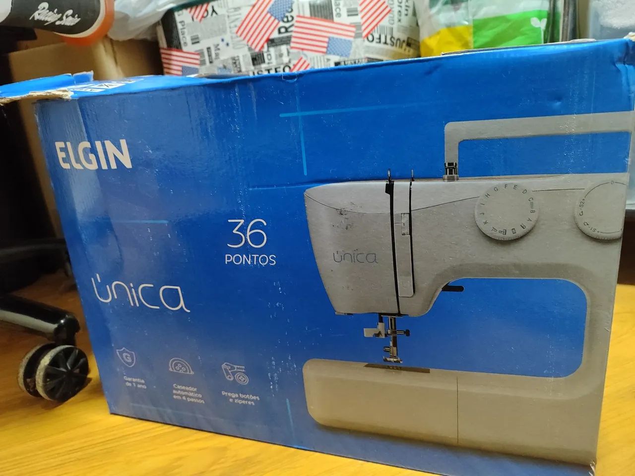 Máquina de Costura Elgin Única 110v - Foto 2