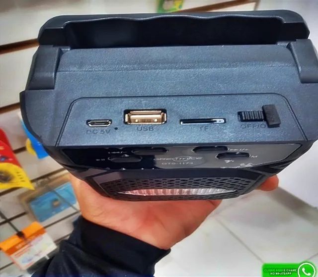Caixa De Som Kts1373 2023 Portátil Som Amplificado Bluetooth - Foto 4