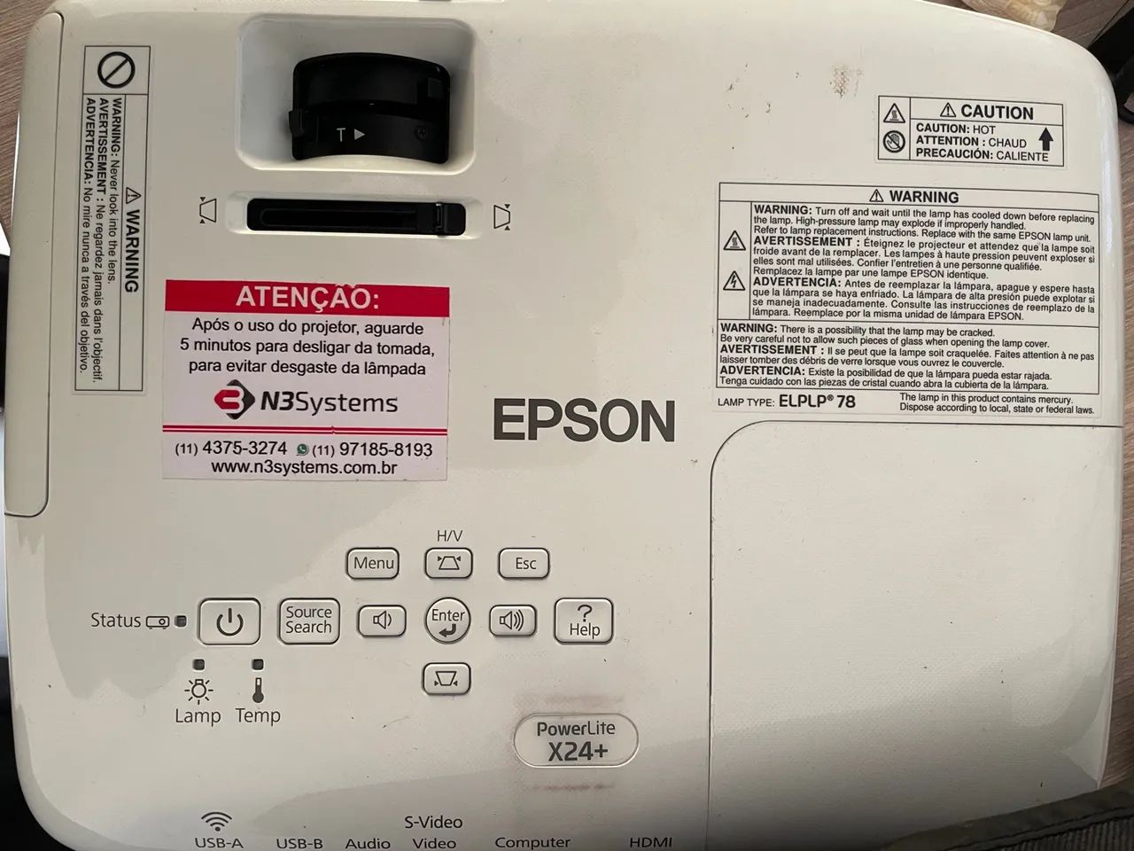 Projetor Epson X24 - Foto 2