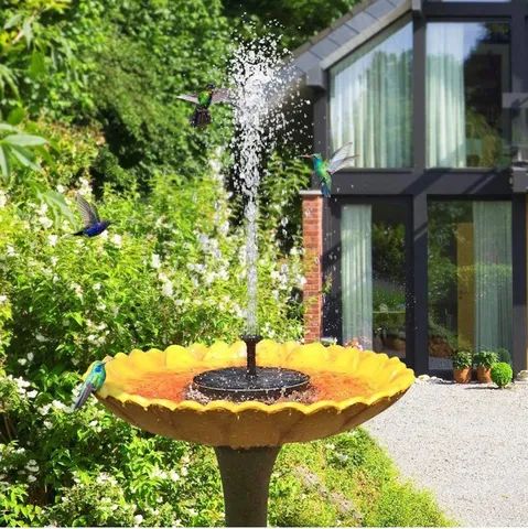 Fonte Chafaris De Agua Solar Flutuante Ds11369 5spray - Foto 6