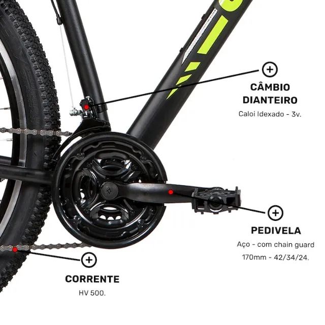 Bicicleta Caloi Velox Aro 29 - Foto 5