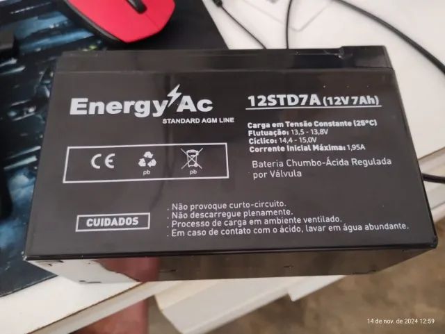 Baterias 12volts 7AH seladas - Foto 2