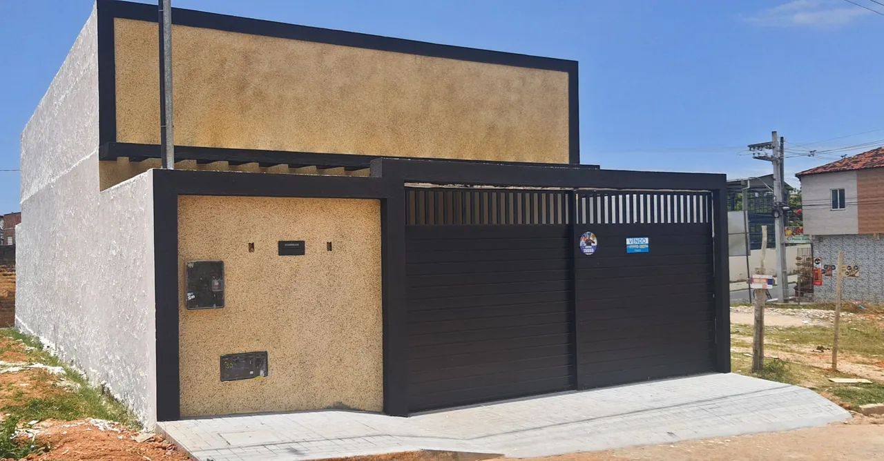 Casa Nova, 3/4, suíte, 2 vagas de Garagem, área gourmet 