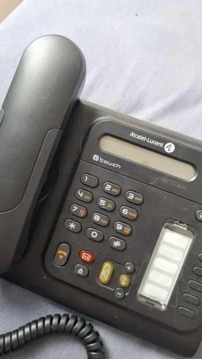 Telefone Fixo Alcatel-Lucent com Fio Enrolado - Foto 2