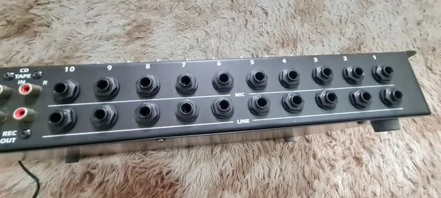 Mesa Áudio 10 canais Estéreo 110v 220v Bivolt LL áudio - Foto 3