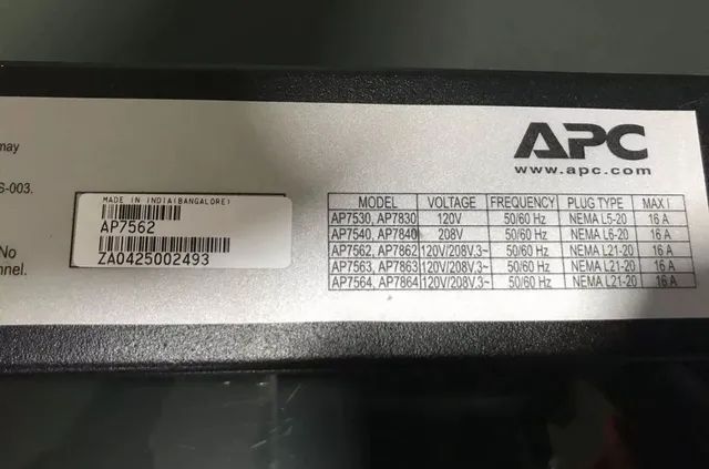 Pdu Apc Ap7562 usada - Foto 2