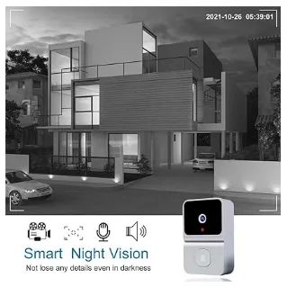 Campainha Residencial E Comercial Interfone Inteligente Com Camera E Audio Video Voz etc.. - Foto 3