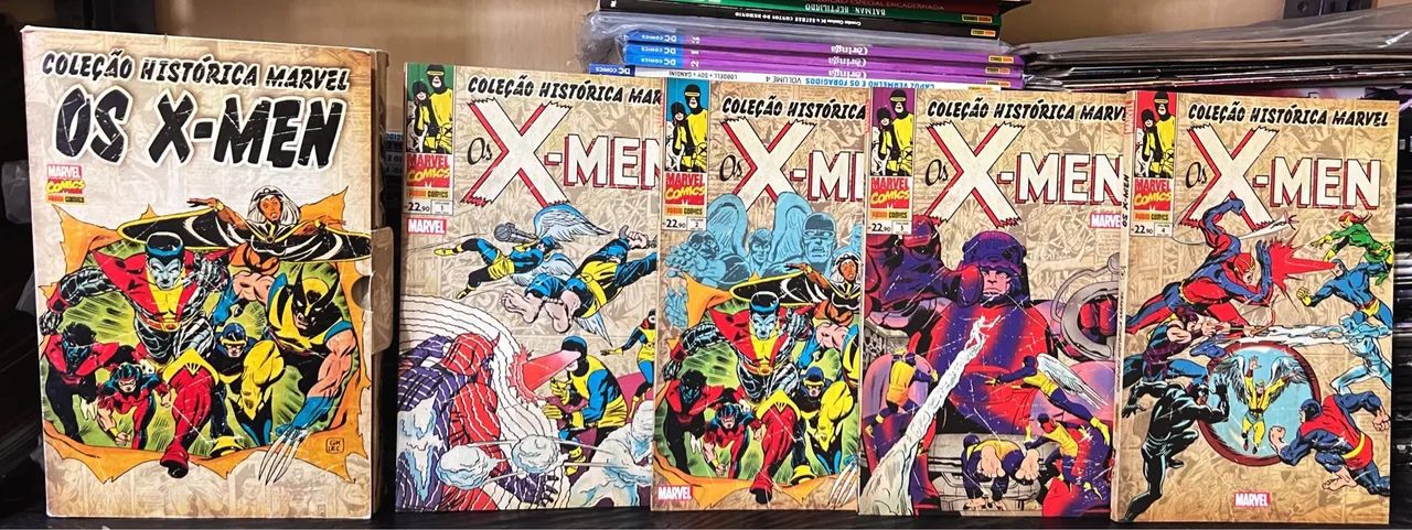 Coleção histórica Marvel X men 1 ao 4 com Box - Foto 2