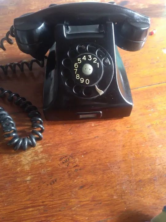 Telefone Antigo Preto em Baquelite Ericsson - Foto 4