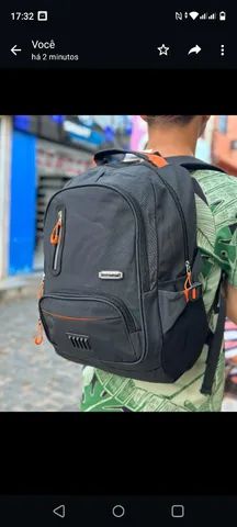 MOCHILA REFORÇADA COM COMPARTIMENTO PRA NOTEBOOK (LOJATEMDTUDOSLZ) - Foto 3