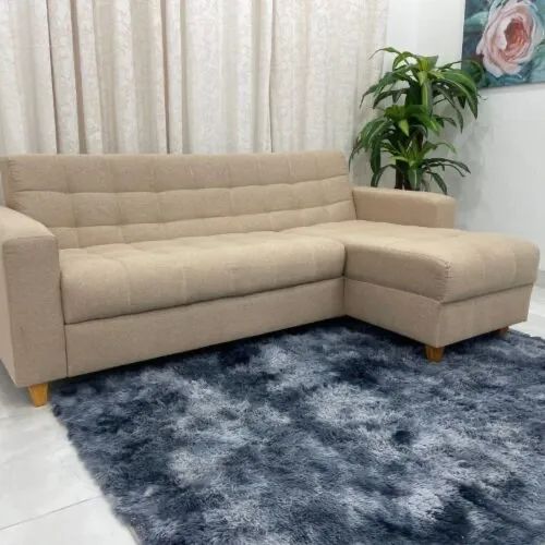 Sofá com Chaise Sophie 2.13m Molas Bonnel l876 - Foto 2