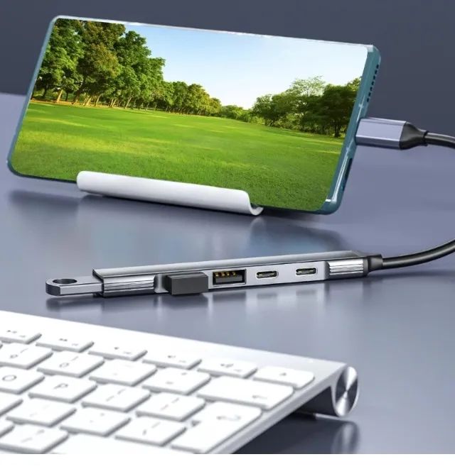 Hub Usb-C 5 Portas 5 Gbps Pd - Zhq-22 - Foto 2