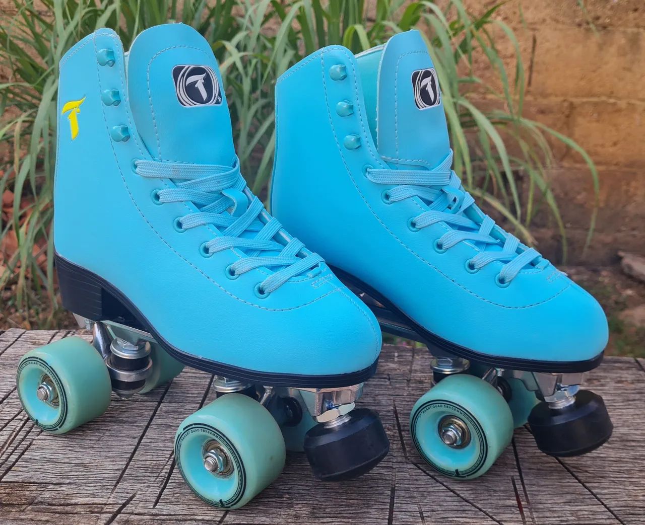 Patins Quad Traxart Bellaz Azul - Foto 2