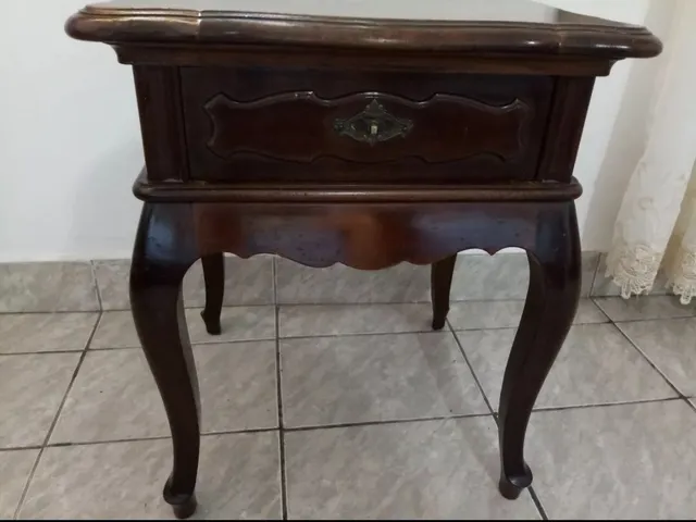 Criado Mudo Imbuia Antigo