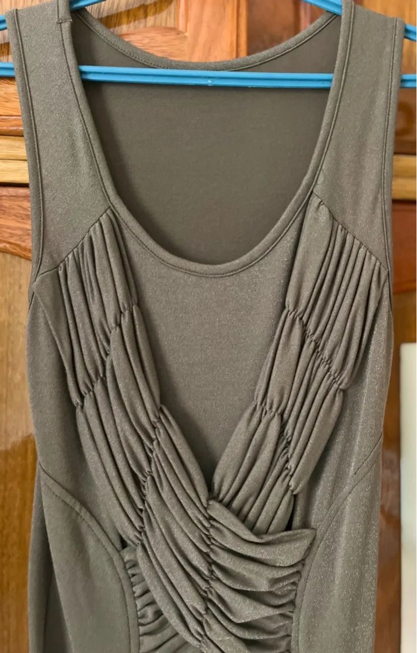 Vestido drapeado elegante - Tam M