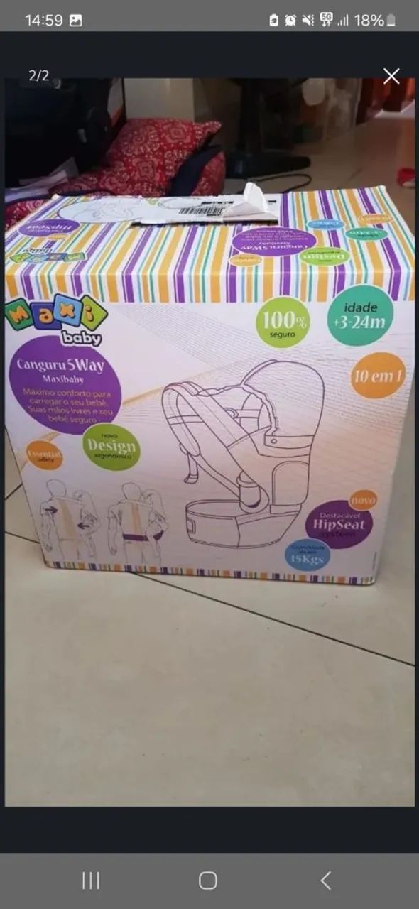 Canguru 5Way Maxibaby - 10 em 1
