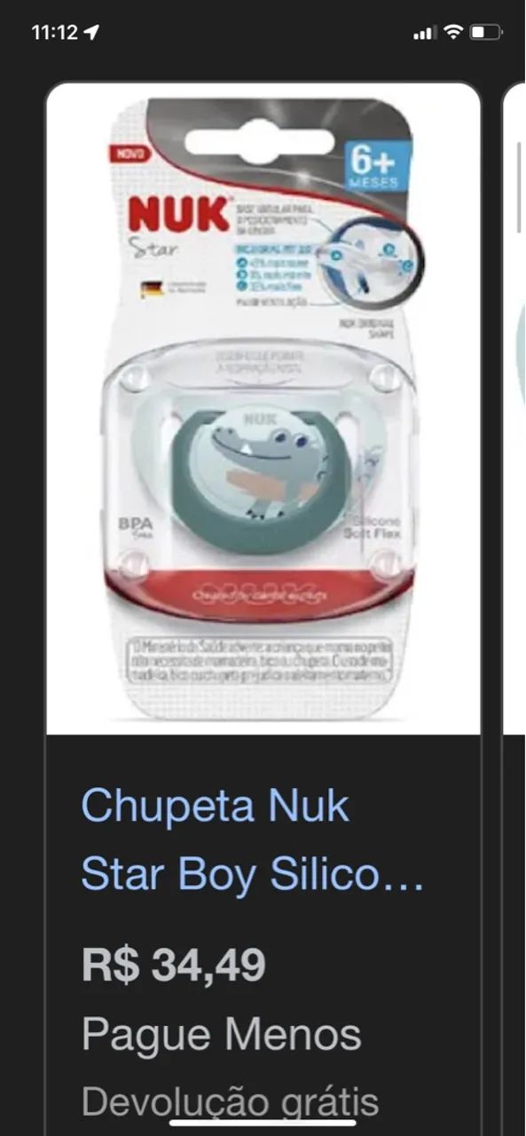 Chupeta nuk e chupeta avent 0 a 6 meses  - Foto 4