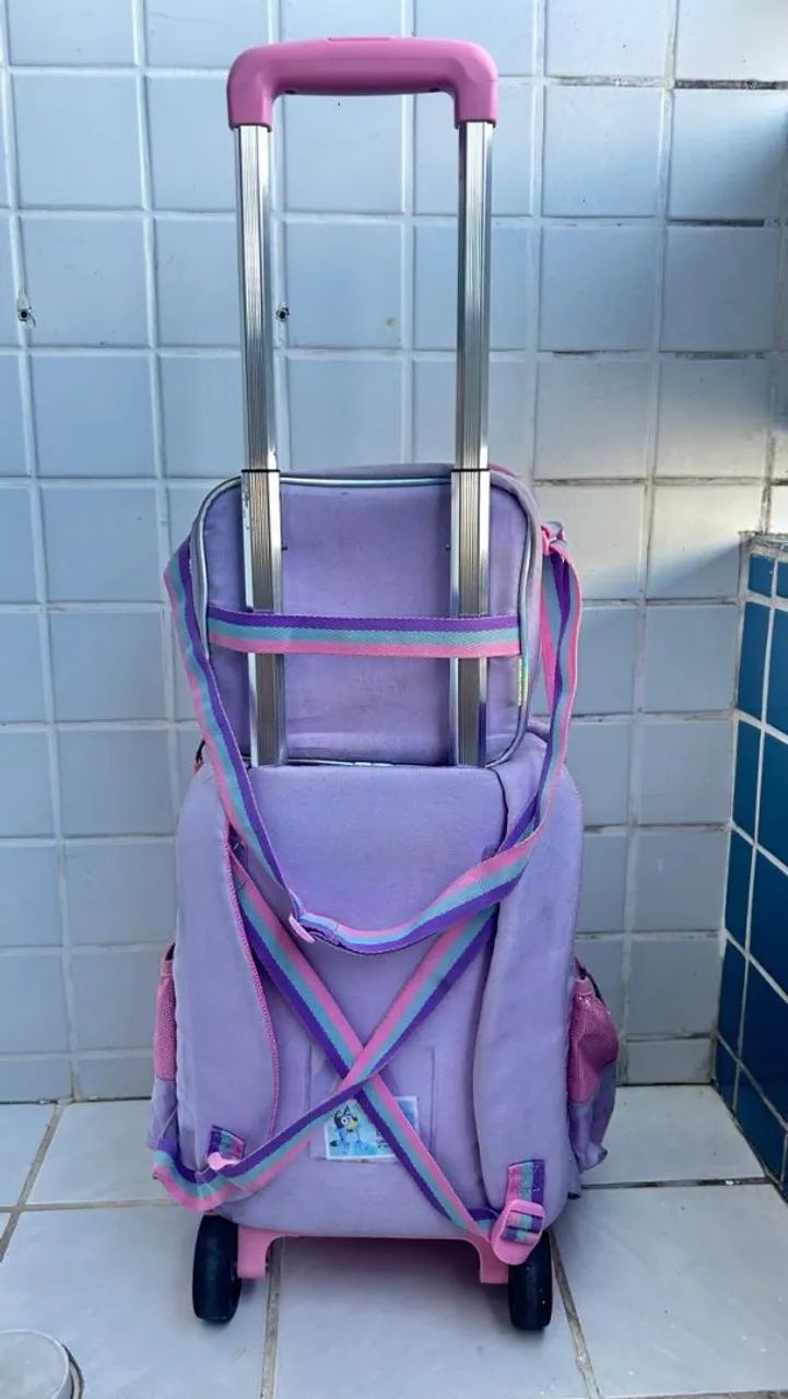 Conjunto escolar - Bolsa, estojo e lancheira  - Foto 4