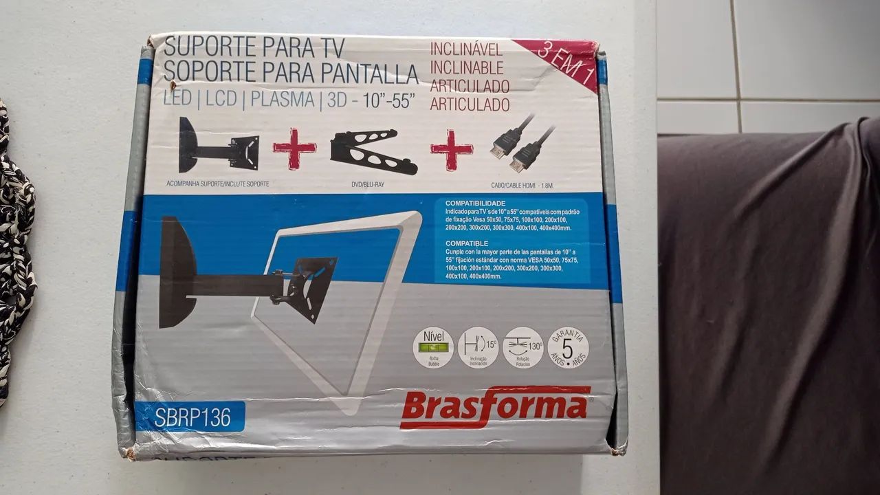 Suporte para TV articulado 