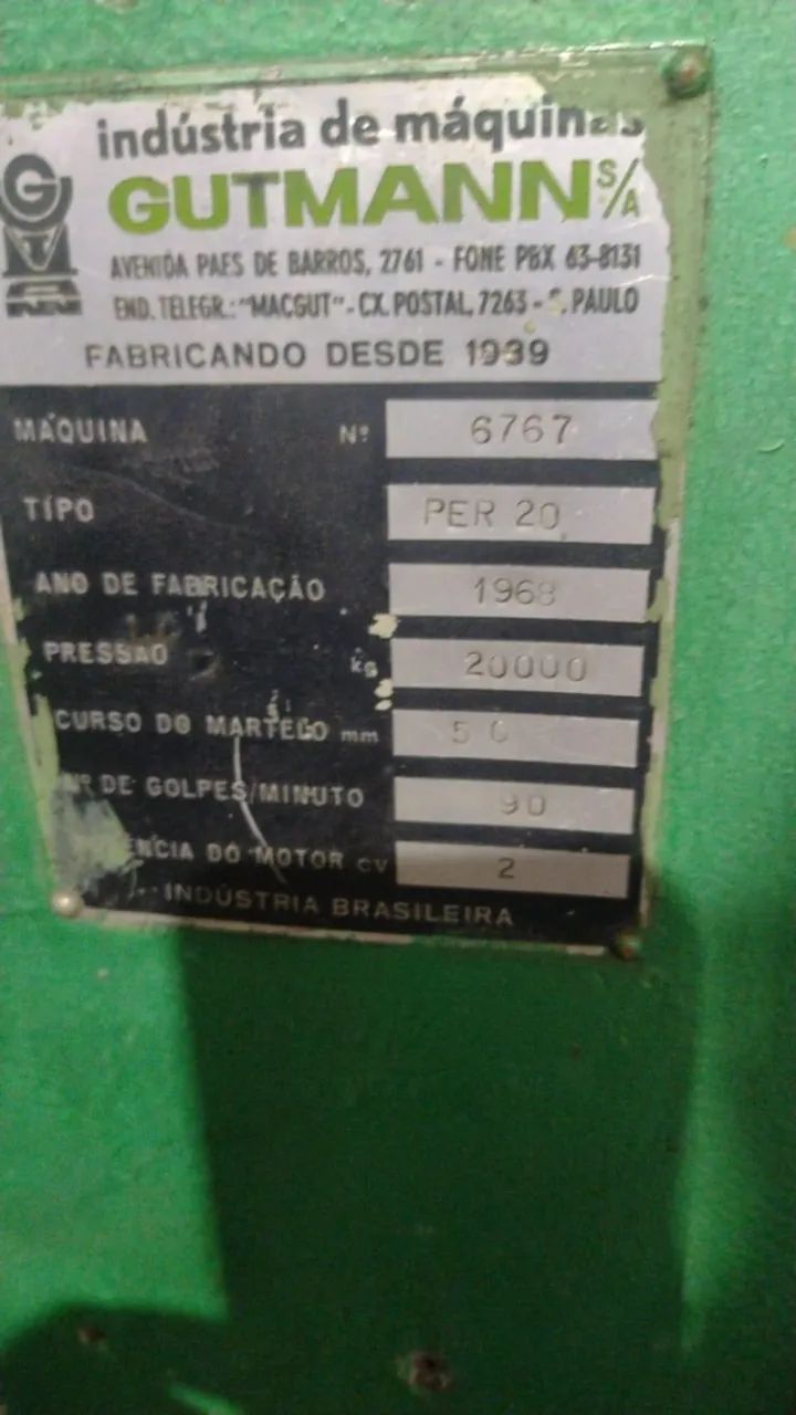 Prensa Excêntrica Gutmann 20 Ton - Foto 3