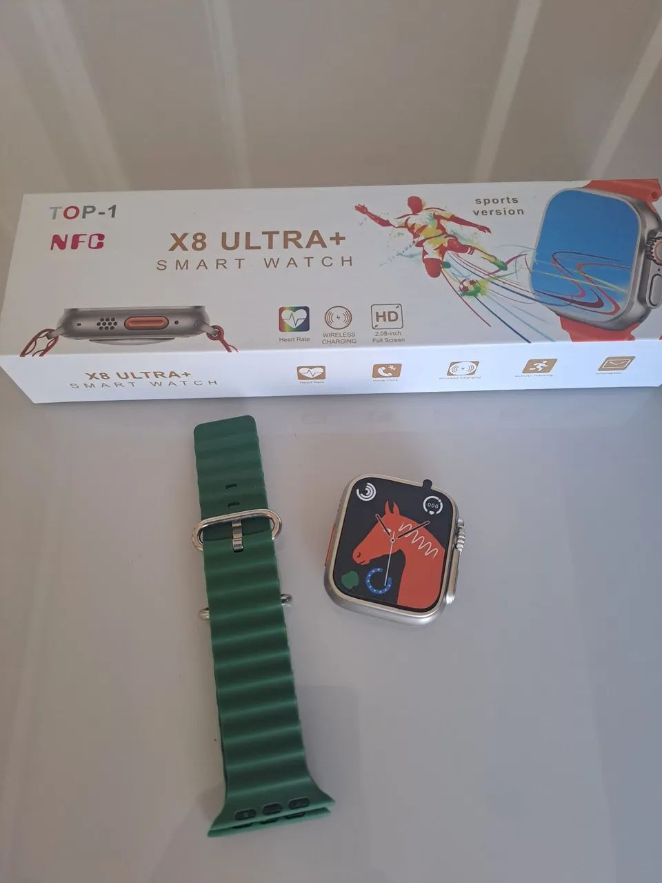 Smartwatch X8 Ultra+ NFC - Sports Version - Brinde 5 Pulseiras