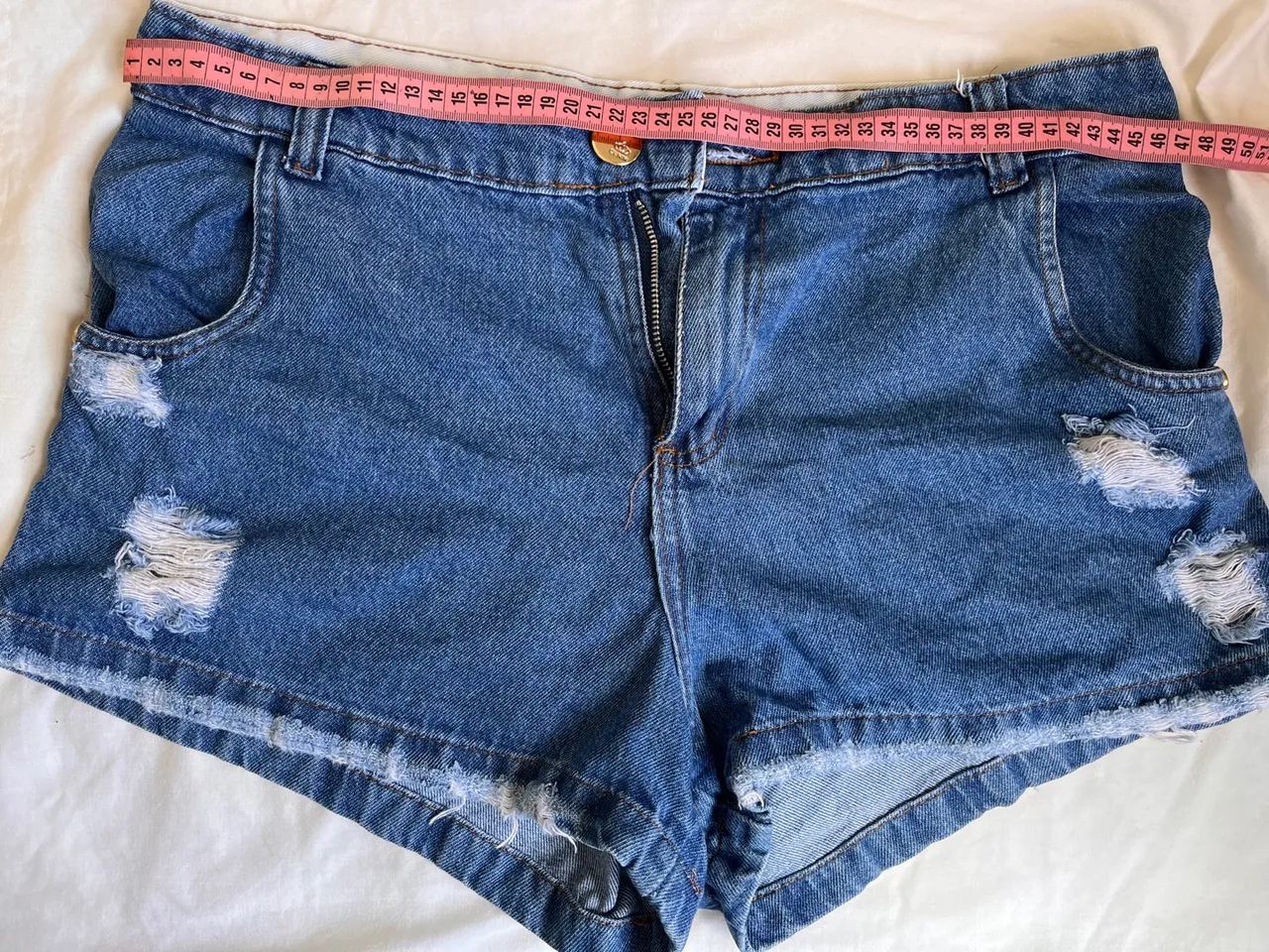 Short Jeans Destroyed - Foto 3