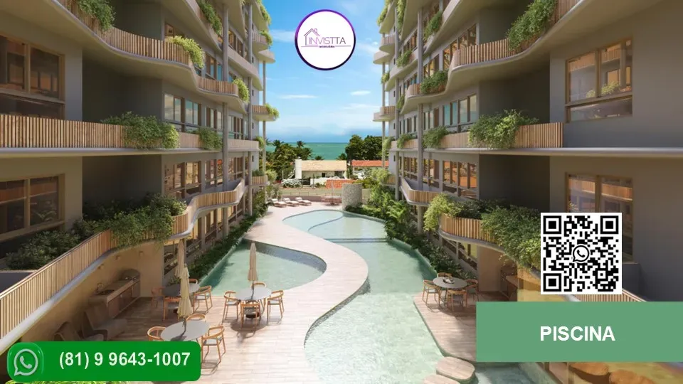 TAMANDARÉ BEIRA MAR (LANÇAMENTO) - 30 m² vista mar e o menor metro quadrado da região.