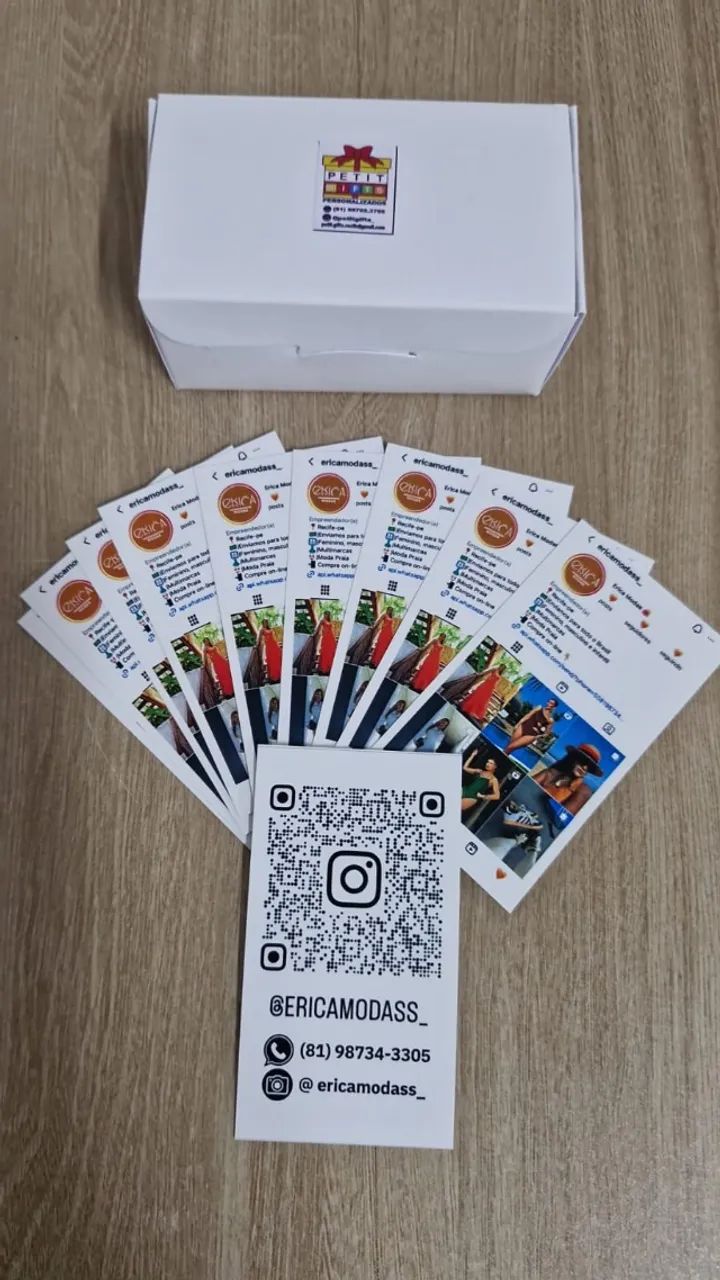 Cartão rede social instagram 