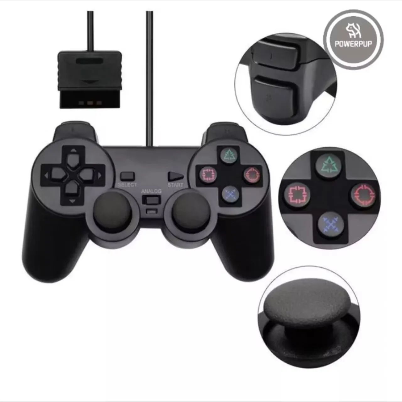 Controle DualShock para PS2  - Foto 2