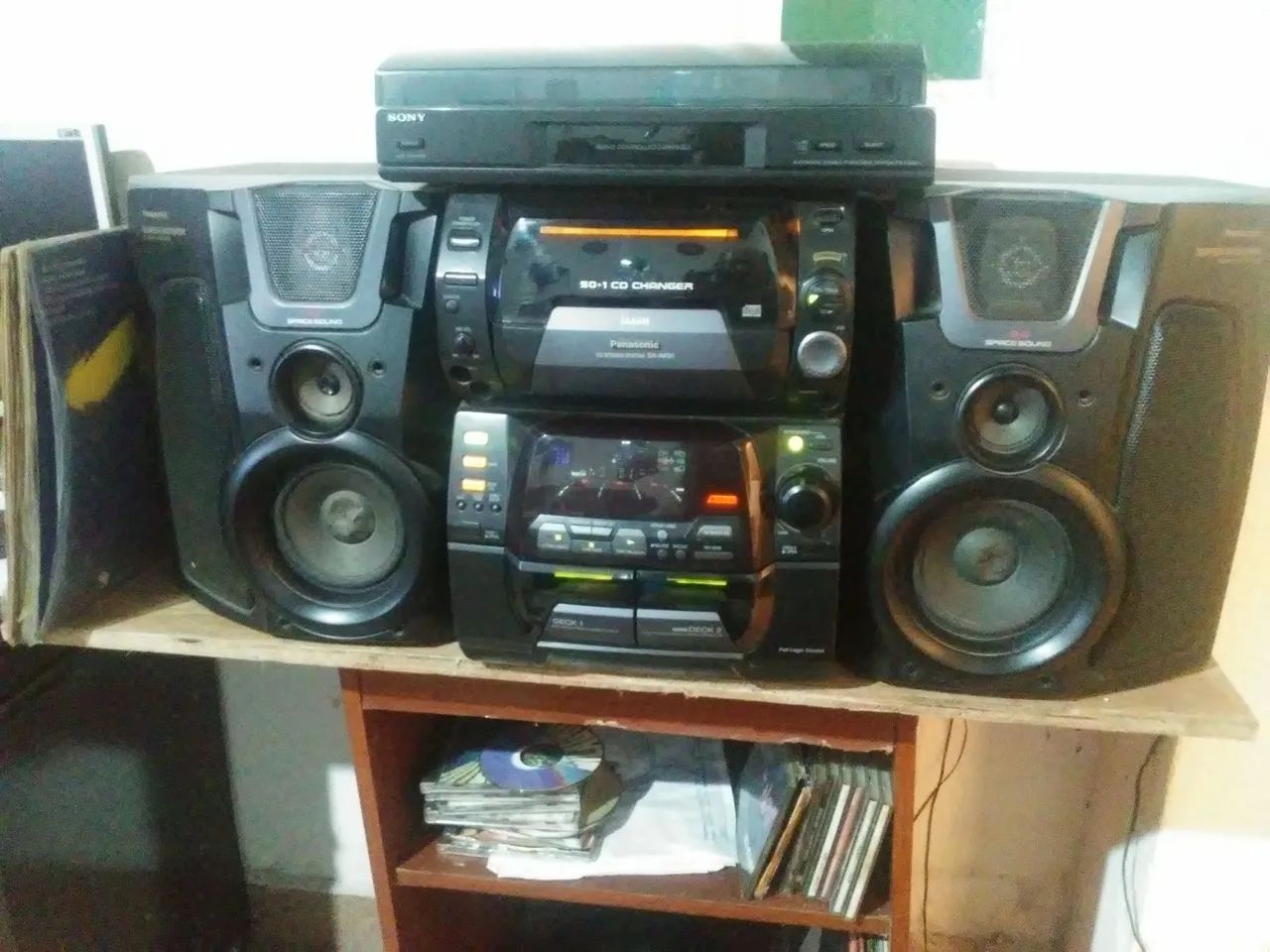 ABAIXEI Micro system Panasonic AK 91 . 51 cds  - Foto 3