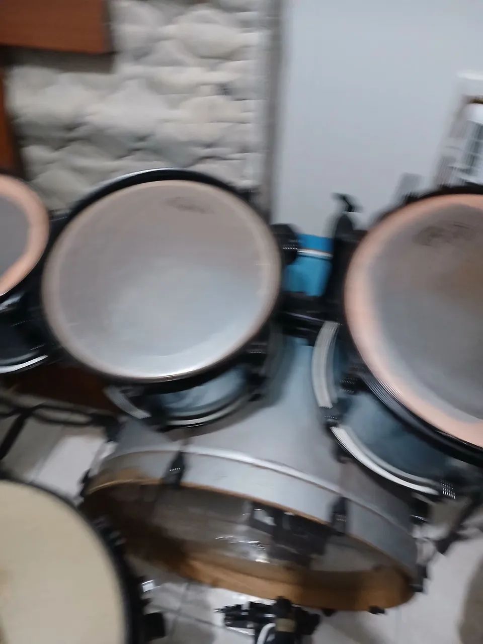 Bateria RMV com 3 tons e pratosTwister - Foto 5