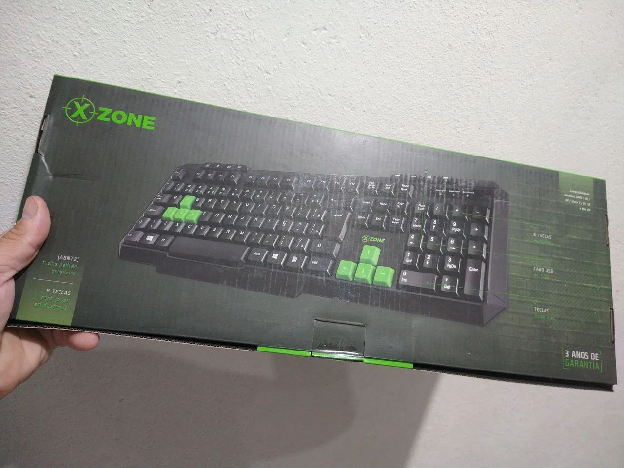 Teclado Gamer X-Zone ABNT2 USB