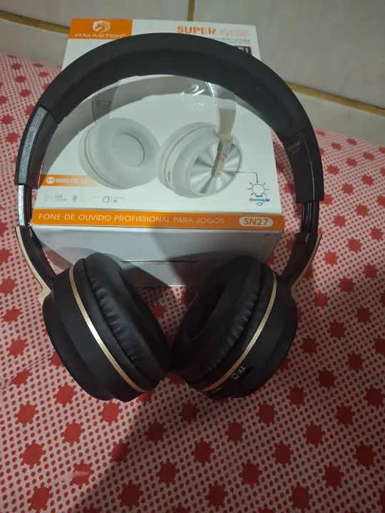 FONE H'MASTON NOVO E PRETO - Foto 5