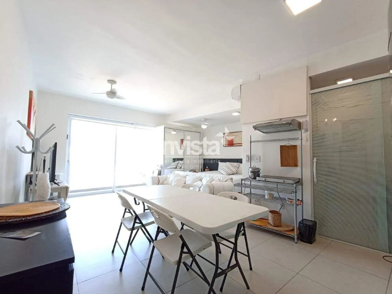 Studio MOBILIADO com LAZER para Alugar na QUADRA DA PRAIA na Pompéia em Santos - Foto 3