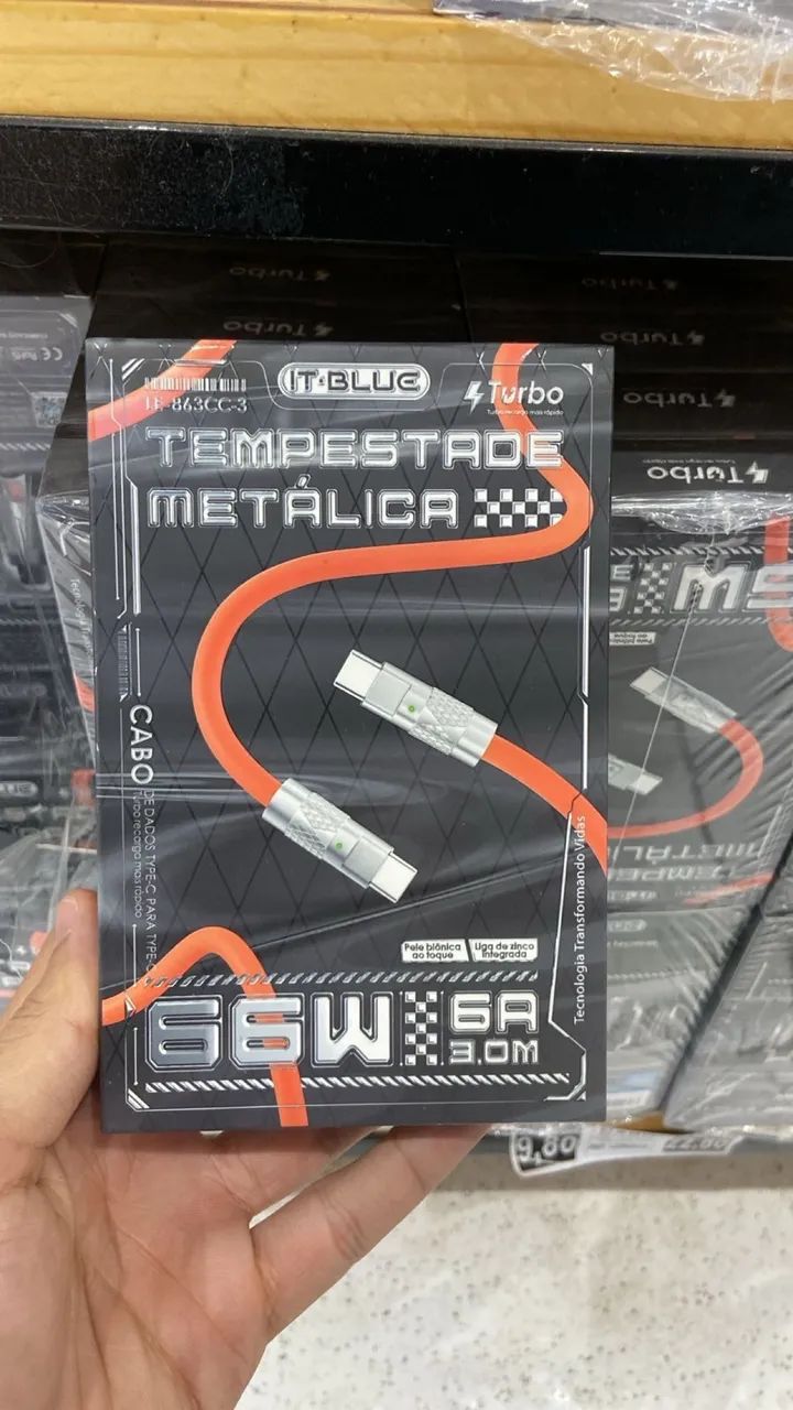 Cabo Tipo C para C 3 metros - Foto 4