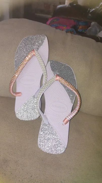 Chinelas Havaianas bordadas  - Foto 6