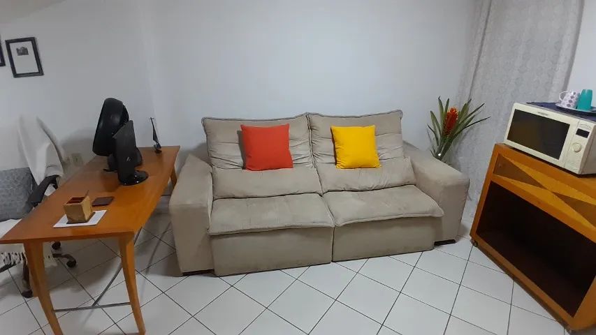 Sofá reclinável e retrátil 4 lugares 2,30m Vila Isabel - Foto 3