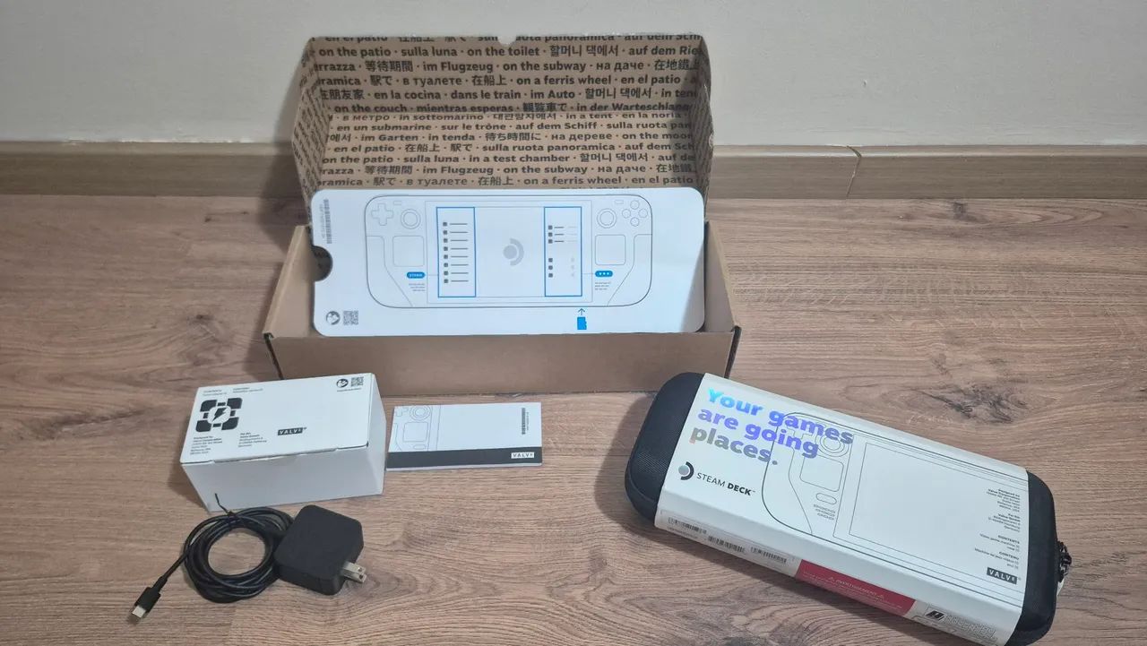 Steam Deck LCD 512GB +512GB SD - Consoles de Vídeo Game - Cidade