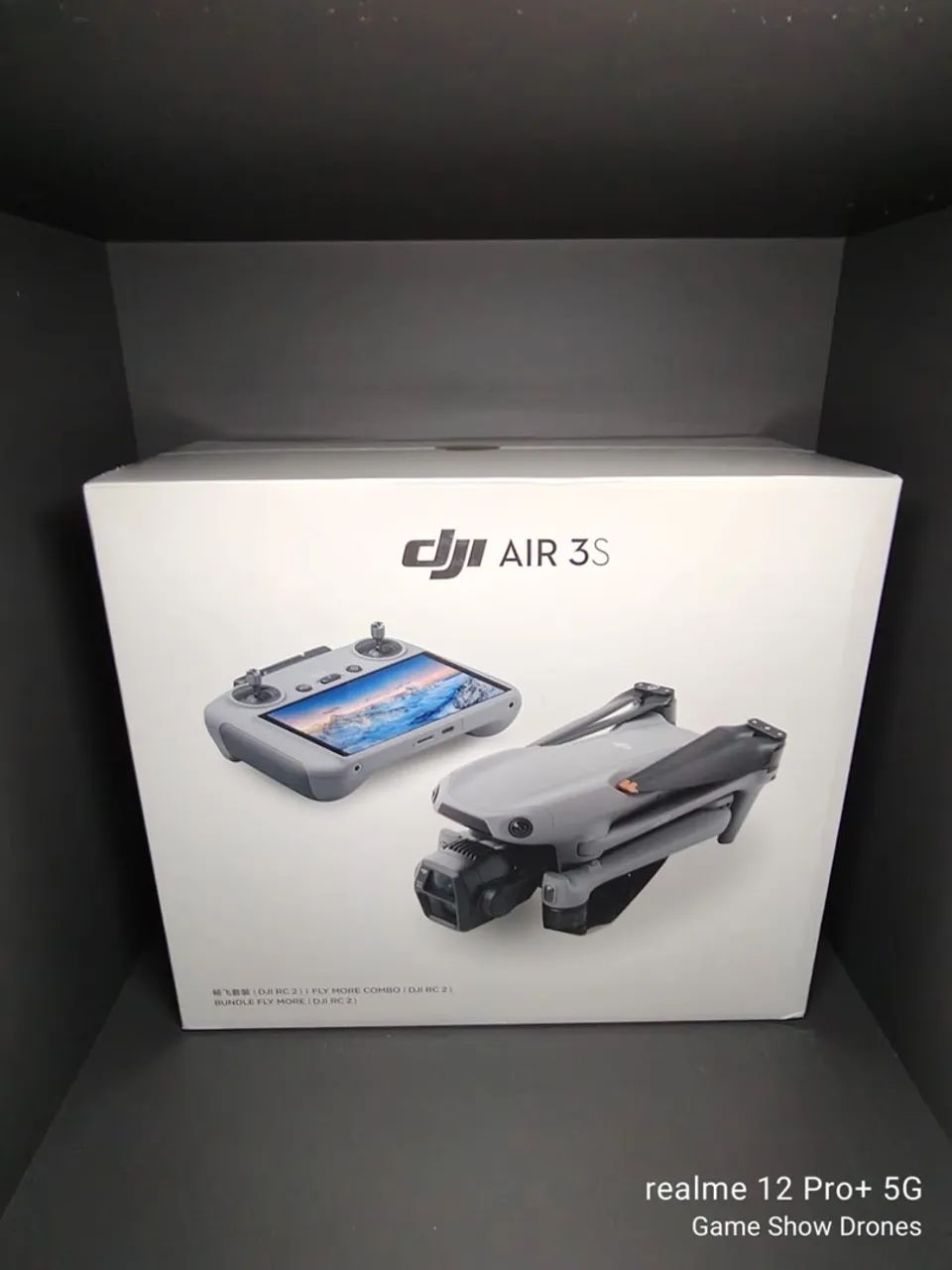 Drone Dji Air 3S combo Flymore - lacrado - Nota Fiscal 