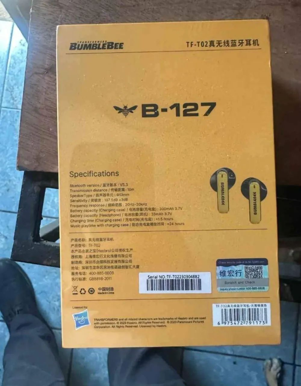 Fones TransformersTF02 bluetooth. 5.3<br>Bumblebee - Foto 5