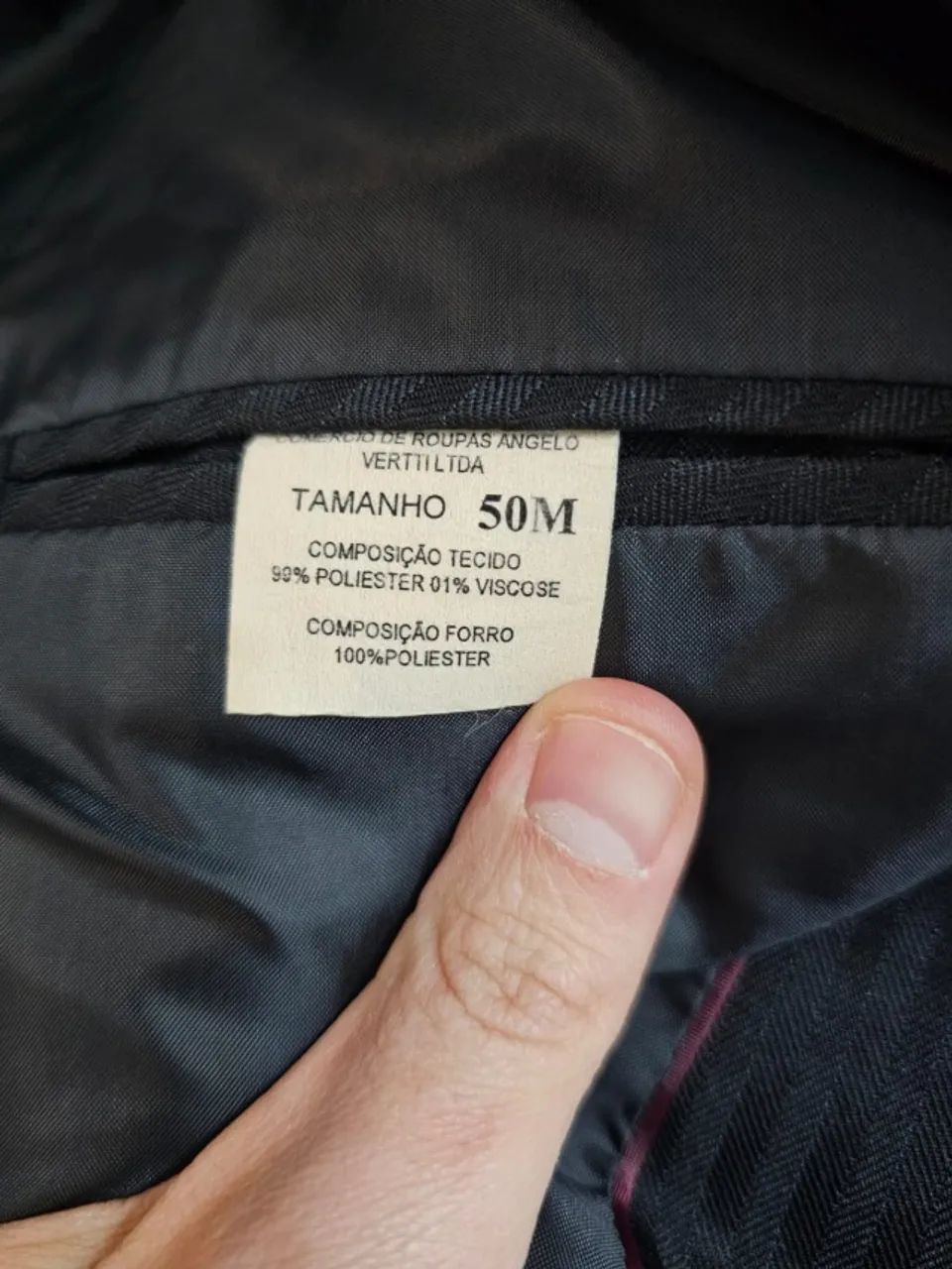 Terno Masculino Completo Preto (Italiano) - Foto 4